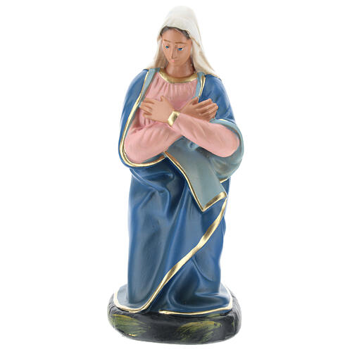 Figur der Maria aus Gips für Krippen handbemalt von Arte Barsanti, 20 cm 1