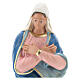Figur der Maria aus Gips für Krippen handbemalt von Arte Barsanti, 20 cm s2