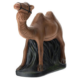 Camel statue in hand painted plaster, 20 cm Arte Barsanti nativity
