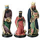 Drei Heiligen Könige aus Gips für Krippen handbemalt von Arte Barsanti, 20 cm s1