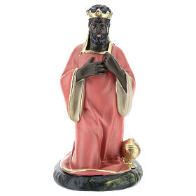 Magi Balthazar statue in plaster, for 20 cm Arte Barsanti nativity