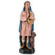 Estatua pastor con flauta y perro yeso 20 cm Arte Barsanti s1