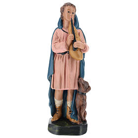 Figurka pasterz z fletem i psem gips 20 cm Arte Barsanti