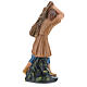 Bauer mit Holz auf den Schultern aus Gips für Krippen handbemalt von Arte Barsanti, 20 cm s5