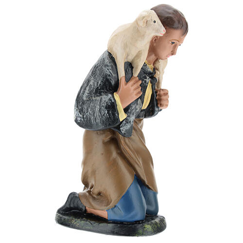 Figurka pasterz klęczący z owcą szopka 20 cm Arte Barsanti 4