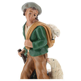 Figurka pasterz z owcami gips 20 cm Arte Barsanti