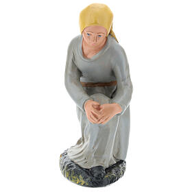 Kneeling girl shepherd, for 20 cm Arte Barsanti Nativity 