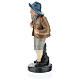 Estatua pastor con sombrero y saco 20 cm Arte Barsanti s3