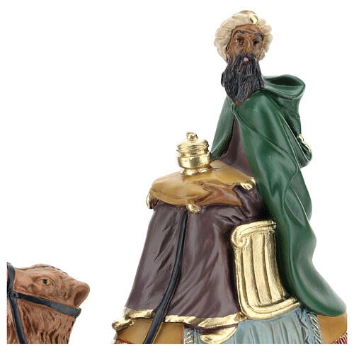 Heiliger König auf Kamel für Krippen handbemalt von Arte Barsanti, 20 cm 2