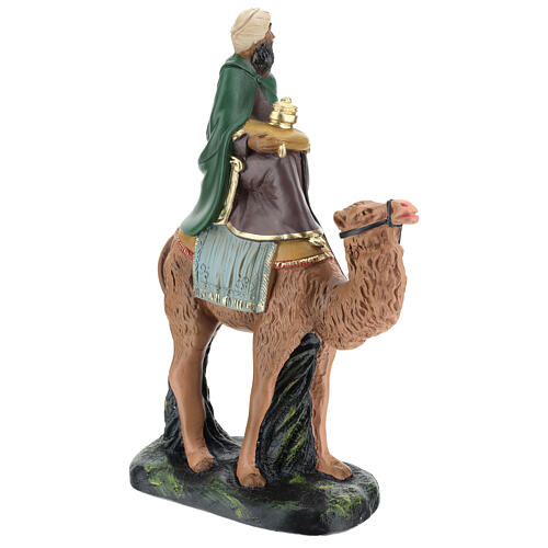 Król Mędrzec mulat na wielbłądzie szopka Arte Barsanti 20 cm 4