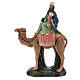 White Wise Man on camel for Arte Barsanti Nativity Scene 20 cm s1