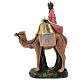Black Wise Man on camel for Arte Barsanti Nativity Scene 20 cm s1