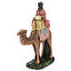 Rey Mago negro con camello para belén 20 cm Arte Barsanti s3