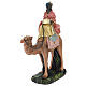 Rei Mago negro no camelo para presépio Arte Barsanti com peças de 20 cm de altura média s3