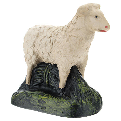 Set of 4 sheep in plaster for Arte Barsanti Nativity Scene 20 cm 5