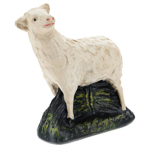 Set 4 moutons plâtre peint à la main 20 cm Arte Barsanti 4