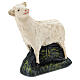 Set of 4 sheep in plaster, for 20 cm Arte Barsanti Nativity s4