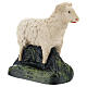 Set of 4 sheep in plaster, for 20 cm Arte Barsanti Nativity s5