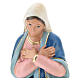 Virgen yeso pintado a mano para belén 30 cm Arte Barsanti s2
