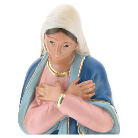 Virgin Mary in hand painted plaster, for 30 cm Arte Barsanti Nativity 