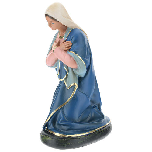 Virgin Mary in hand painted plaster, for 30 cm Arte Barsanti Nativity  3