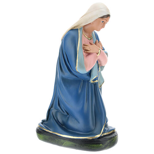 Virgin Mary in hand painted plaster, for 30 cm Arte Barsanti Nativity  4