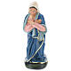 Virgin Mary in hand painted plaster, for 30 cm Arte Barsanti Nativity  s1