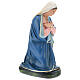 Virgin Mary in hand painted plaster, for 30 cm Arte Barsanti Nativity  s4
