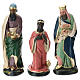 Three Wise Men in plaster for Arte Barsanti Nativity Scene 30 cm s1