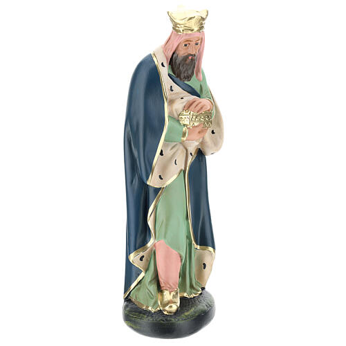 Wise Man Melchior in plaster for Arte Barsanti Nativity Scene 30 cm 1