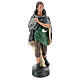 Shepherd with cloak in plaster for Arte Barsanti Nativity Scene 30 cm s1