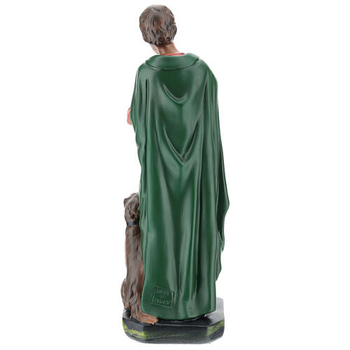 Estatua gaitero con perro yeso 30 cm Arte Barsanti 5