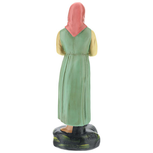 Statua lavandaia con velo gesso colorato 30 cm Arte Barsanti 5