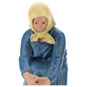 Kneeling farmer girl with veil, for 30 cm Arte Barsanti nativity