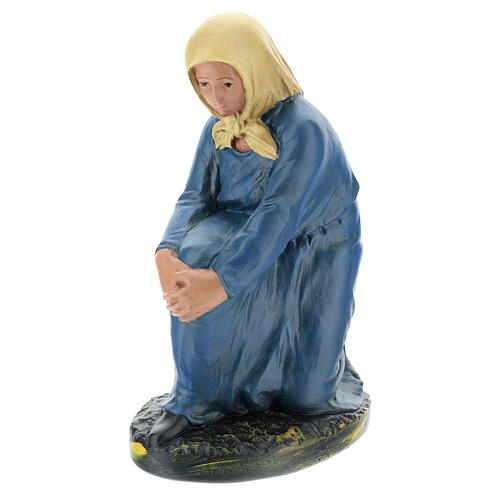 Kneeling farmer girl with veil, for 30 cm Arte Barsanti nativity 3