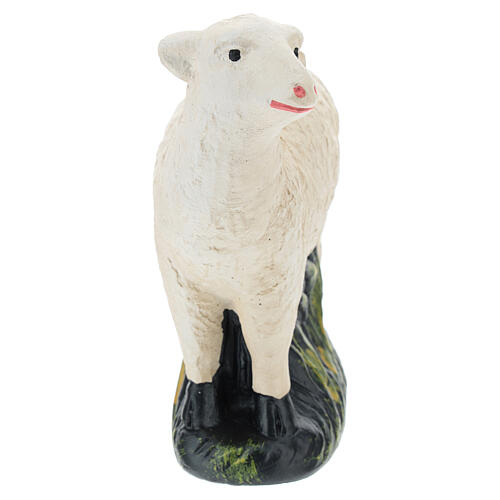 Conjunto 4 ovelhas gesso corado para presépio Arte Barsanti com figuras de 30 cm de altura média 3