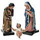Tríada Arte Barsanti estatuas Natividad yeso pintado a mano 40 cm s1