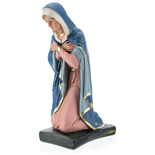 Virgen para belén 40 cm yeso coloreado Arte Barsanti 3