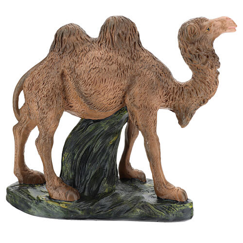Camel figure in plaster, for 40 cm Arte Barsanti nativity 5