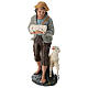 Shepherd with sheep in plaster for Arte Barsanti Nativity Scene 40 cm s1