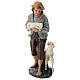 Estatua pastor y ovejas 40 cm yeso pintado a mano Arte Barsanti s1