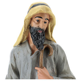 Arab shepherd in plaster for Arte Barsanti Nativity Scene 40 cm