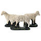 Conjunto 3 ovelhas para presépio Arte Barsanti em gesso com peças de 40 cm de altura média s1