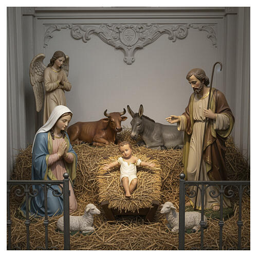 Enfant Jésus plâtre pour crèche Arte Barsanti pour crèche de 60 cm 4