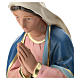 Estatua Virgen de yeso pintado a mano para belén 60 cm Barsanti s2