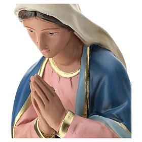 Statua Madonna in gesso dipinto a mano per presepe 60 cm Barsanti