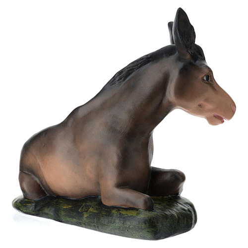 Estatua burro de yeso belén 60 cm Arte Barsanti 4