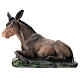 Estatua burro de yeso belén 60 cm Arte Barsanti s1
