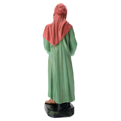 Statue lavandière avec voile rouge et linge en plâtre crèche 60 cm Arte Barsanti 5