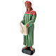 Statue lavandière avec voile rouge et linge en plâtre crèche 60 cm Arte Barsanti s3